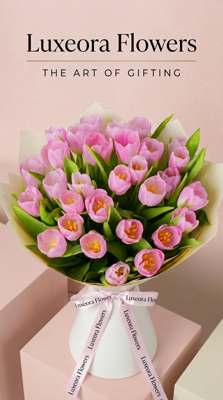 Luxury Pink Tulips